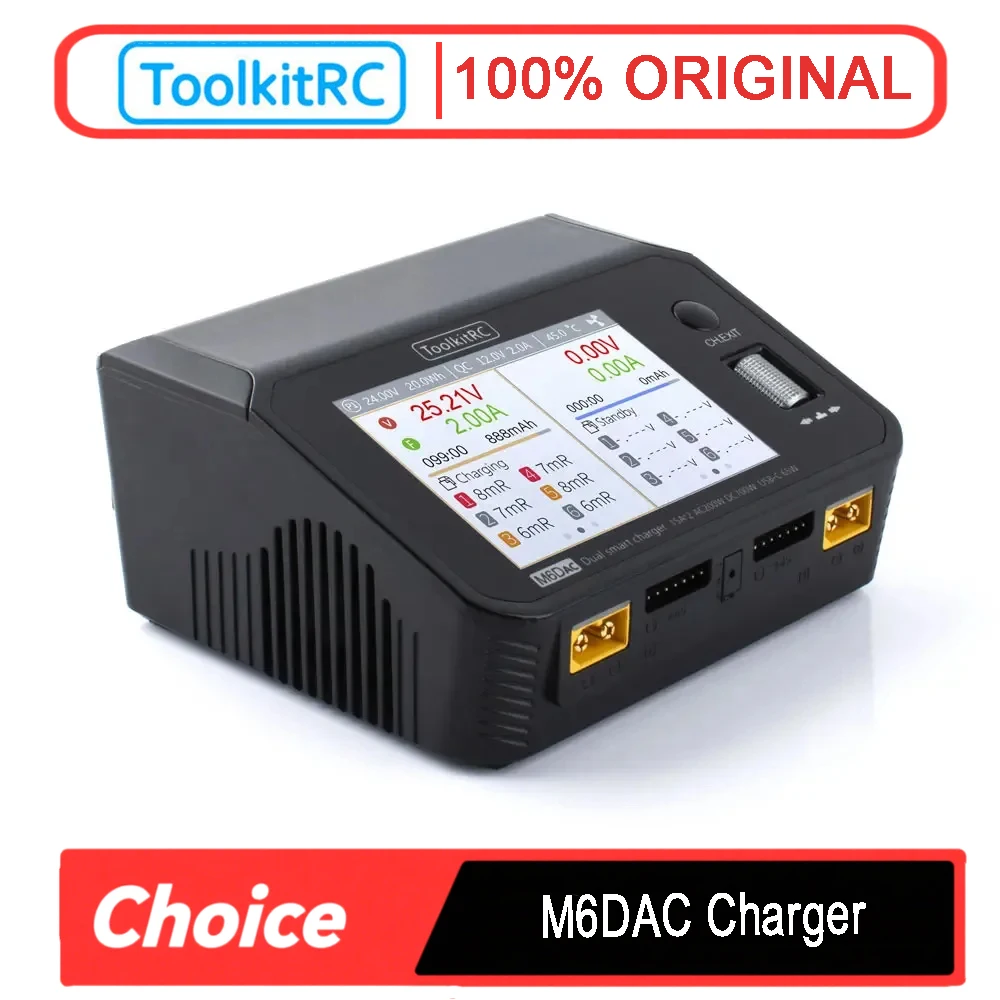 ToolkitRC M6DAC 듀얼 채널 700W DC  - Toolkitrc M6Dac Smart Charger 리뷰 및 가격